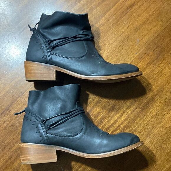 Musse & Cloud Kylie Boots size 8 black suede leather - Picture 7 of 9